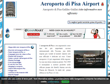 Tablet Screenshot of aeroportodipisa.com